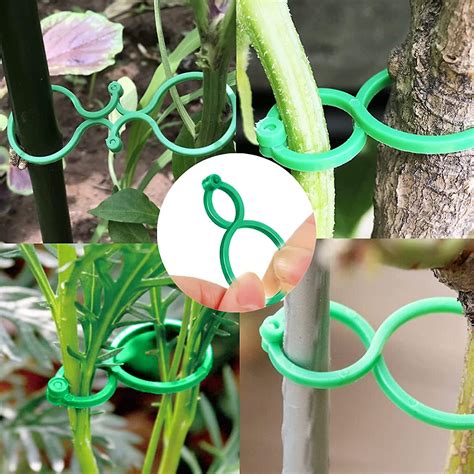 Garden Plant Ties Plant Support Clips With Clasp50 Pieces Reusable