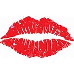 Kiss Lips Clipart Cartoon Transparent Lip Background