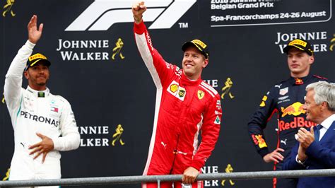 Vergangene große preise (vor 2021) Vettel gewinnt Großen Preis von Belgien vor Hamilton ...