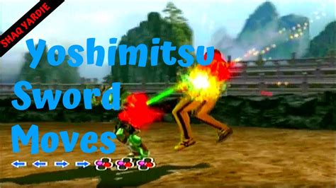 Tekken 3 Yoshimitsu Sword Moves Youtube