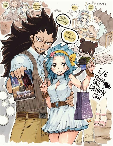 Gajevy Art By Rboz Fairy Tail Levy And Gajeel Parejas De Fairy