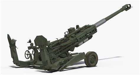 3d Model Howitzer M777 155mm Rigged Turbosquid 1313941