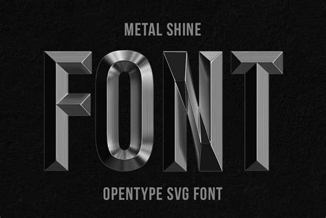 Metal Font Opentype Typeface