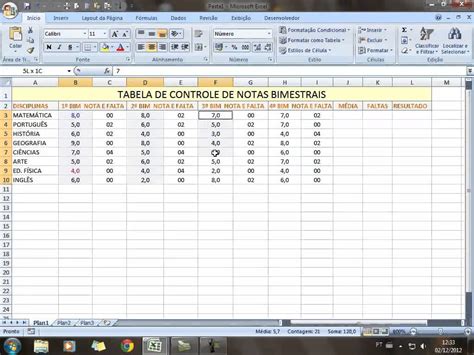 Planilha De Controle De Notas V Em Excel Planilhas Prontas Porn Sex