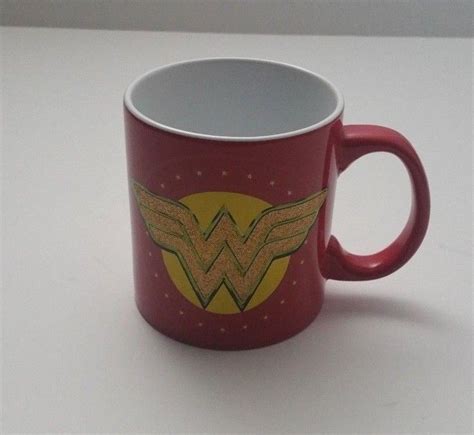 Dc Comics Wonder Woman Ww112834g Ceramic Jumbo Red 20 Oz Coffee Mug