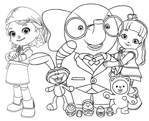 But the colors stayed clear and bright. All Characters Of Rainbow Ruby Coloring Page | Coloring ...