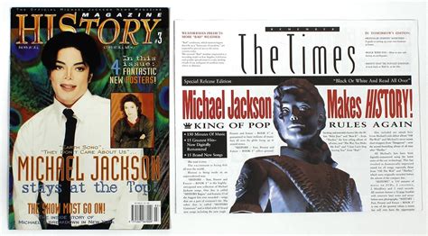 lot detail michael jackson personally owned history magazines