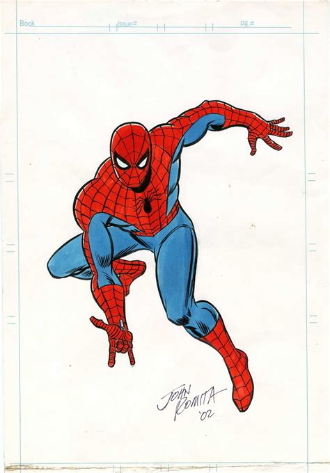 Spider Man By John Romita Sr Spiderman Dibujo Spiderman Personajes