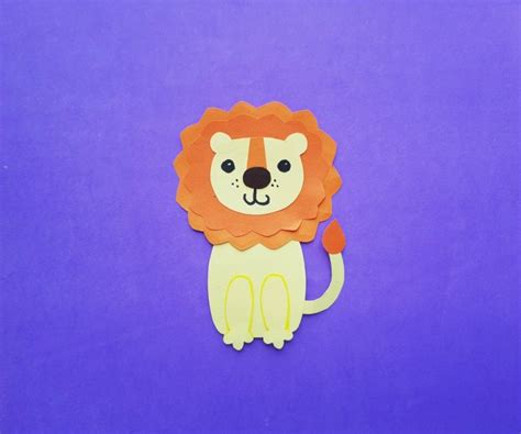 Lion Paper Craft For Kids With Printable Template Laptrinhx News
