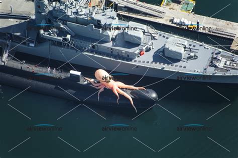 Aerial Photography Submarine Octopus Airview Online