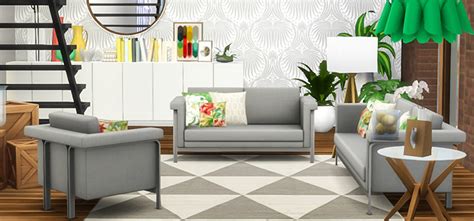 Sims 4 Cc Living Room Maxis Match