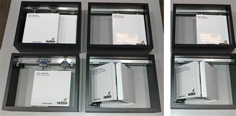 Examples include heavy duty lifts that assist in lifting appliances from base kitchen cabinets and pull down shelving systems for easy access to those hard to reach items in upper cabinets. Hettich Folding & Sliding Door Hardware | Maui Laminates