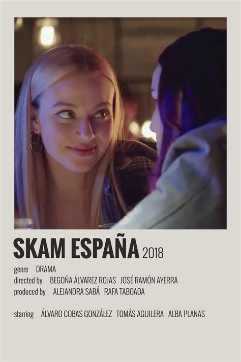 Alternative Minimalist Movieshow Polaroid Poster Skam España