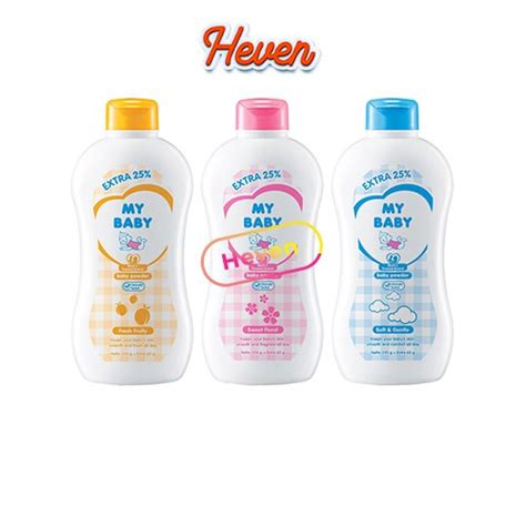 Meskipun bedak bayi mempunyai sejumlah manfaat untuk bayi, sebenarnya para dokter kurang menyarankan penggunaan bedak untuk anak yang masih berusia dini. My Baby Powder Extra Fill Bedak Bayi 250gr | Shopee Indonesia