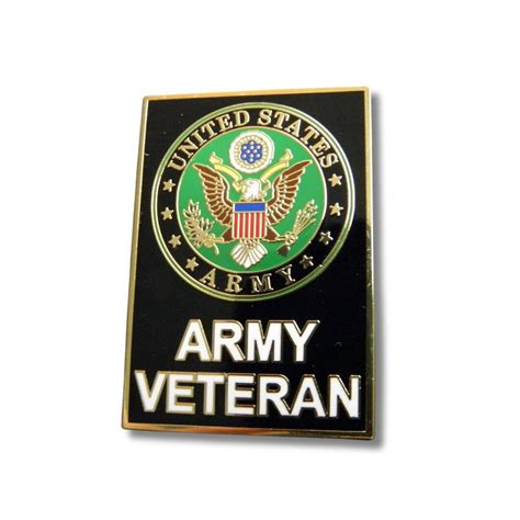 United States Army Veteran Military Lapel Hat Pin Badge Etsy