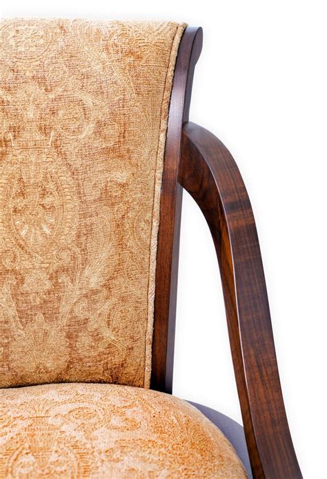 Check spelling or type a new query. Organic Deco Dining Chair in Solid Walnut, Upholstered in ...