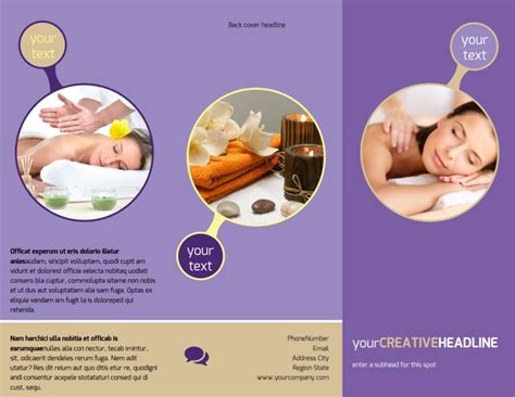 Therapy Brochure Templates