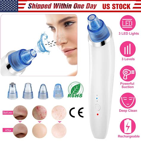 Electronic Blackhead Remover Vacuum Suction Facial Acne Pore Cleaner