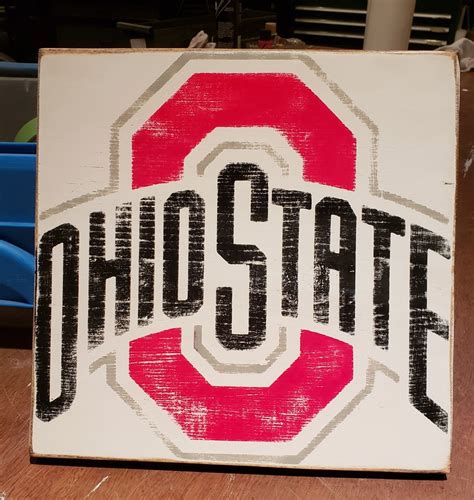 Maybe you would like to learn more about one of these? Distressed wood sign. Ohio state (With images) | How to ...