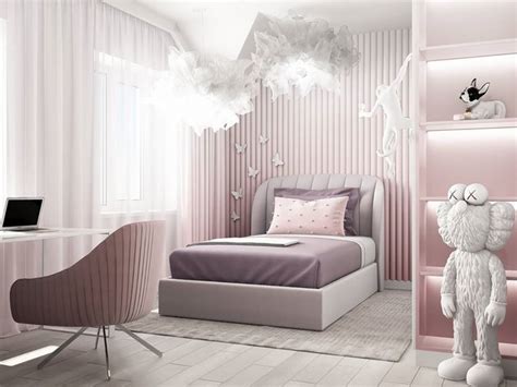 Modern Little Girls Bedroom By Interior Designer Julia Vin