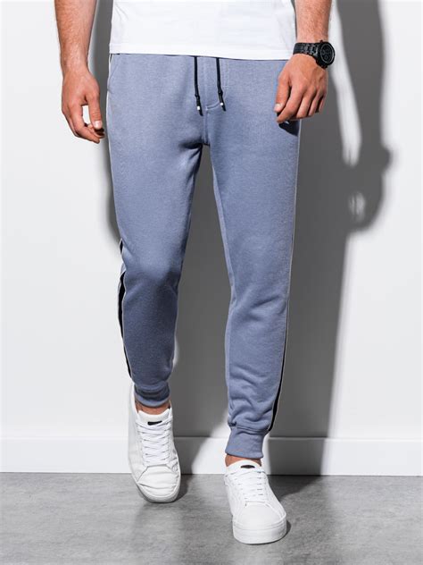 Mens Sweatpants P898 Light Blue Modone Wholesale Clothing For Men