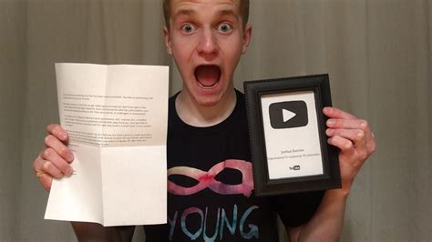 Unboxing My Youtube Paper Play Button Youtube