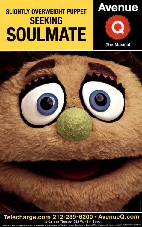 Avenue Q 11x17 Broadway Show Poster Broadway Posters Broadway Shows