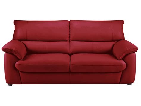 Abingdon Large Sofa In Cherry Leather Qualane