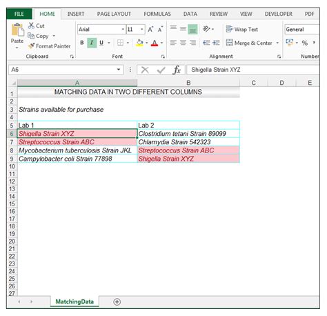 Compare Two Columns In Excel For Differences Tilonfitness