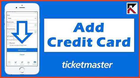 How To Add Credit Card On Ticketmaster App Youtube