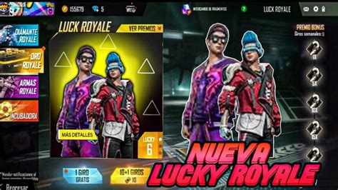 Ya Sali Nuevo Lucky Royal De Oro Free Fire Nuevas Skins