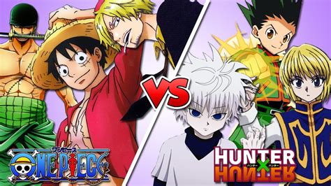 One Piece Vs Hunter X Hunter Youtube