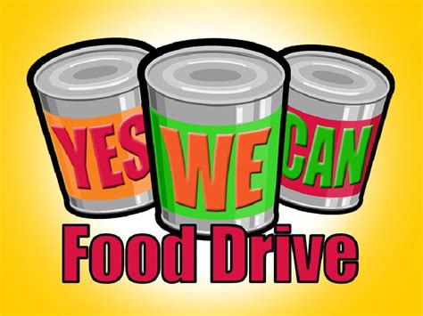 Canned Food Drive Posters Free Download On Clipartmag