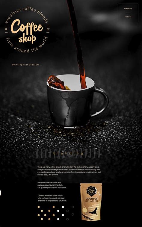 Coffee Shop Concept On Behance Coffee Shop Coffee Design Coffee