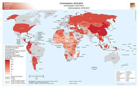 Prévalence De La Contraception 2010 2014 Cartoprodig Des Cartes Pour Comprendre Le Monde