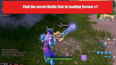 Find The Secret Battle Star In Loading Screen 1 Youtube