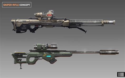 Artstation Sniper Rifle Concept Toni Justamante Jacobs