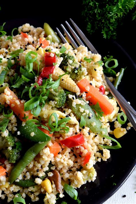 Vegetable Fried Millet - Lord Byron's Kitchen
