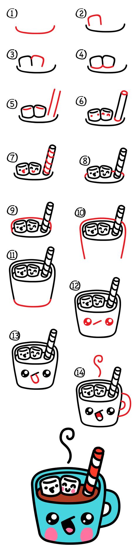 How To Draw Cute Hot Chocolate My Xxx Hot Girl