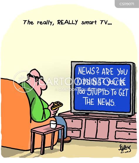 Smart Tv Cartoons And Comics Funny Pictures From Cartoonstock