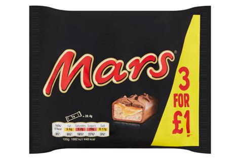 Mars Chocolate Bars Multipack 3 X 394g