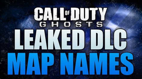 Call Of Duty Ghosts New Multiplayer Map Names Or Old Placeholder