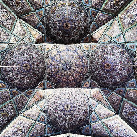 The Tessellated And Elaborately Detailed Ceilings Of Iranian Mosques Colossal Surface