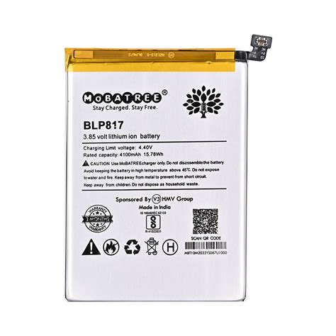 Mobatree Blp817 Original Mobile Battery For Oppo A15 Oppo A15s Cph21