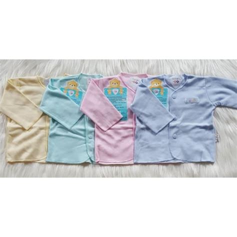 Jual Baju Panjang Bayi 3 6 Polos Warna Libby Baju Tangan Panjang