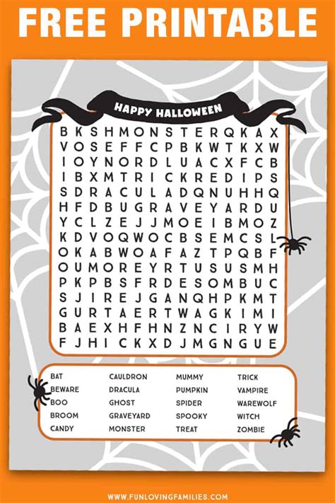 Halloween Word Search Free Printable Pdf Printable Templates By Nora