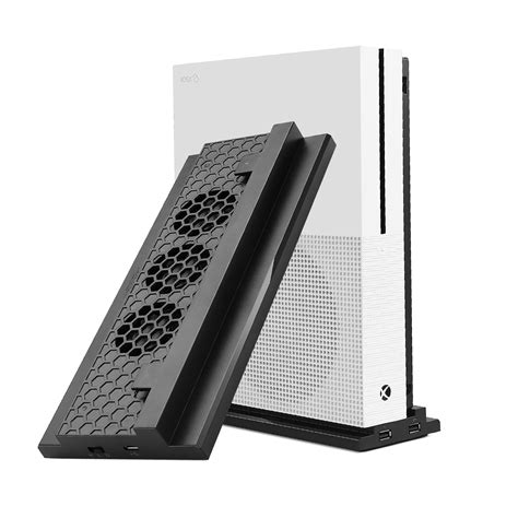 Vertical Stand With Cooling Fan For Xbox One S Gaming Console Dock