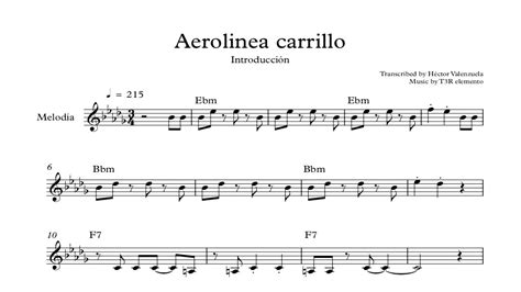 Aerolínea Carrillo T3r Elemento Análisis Musical Youtube