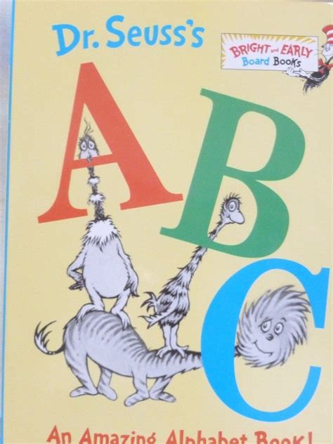 Dr Seusss Abc An Amazing Alphabet Book Big Bright And Etsy
