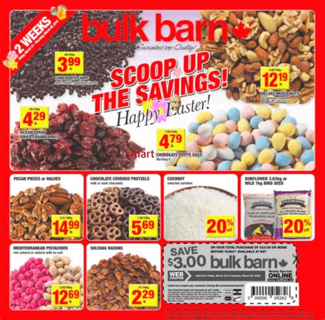 She doesn't believe customers will have a problem making the switch to bringing in their own. Bulk Barn Canada Coupon: Save $3 On Your Total Purchase ...